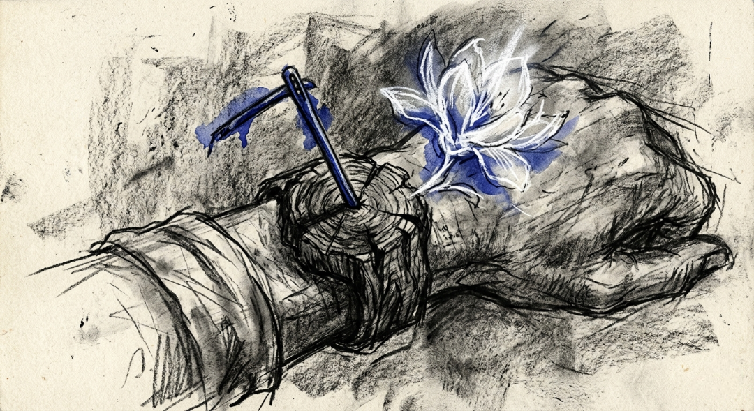 “Choosing to fail at productivity, so I can succeed at being alive.” Art Sketch by Misselbereth