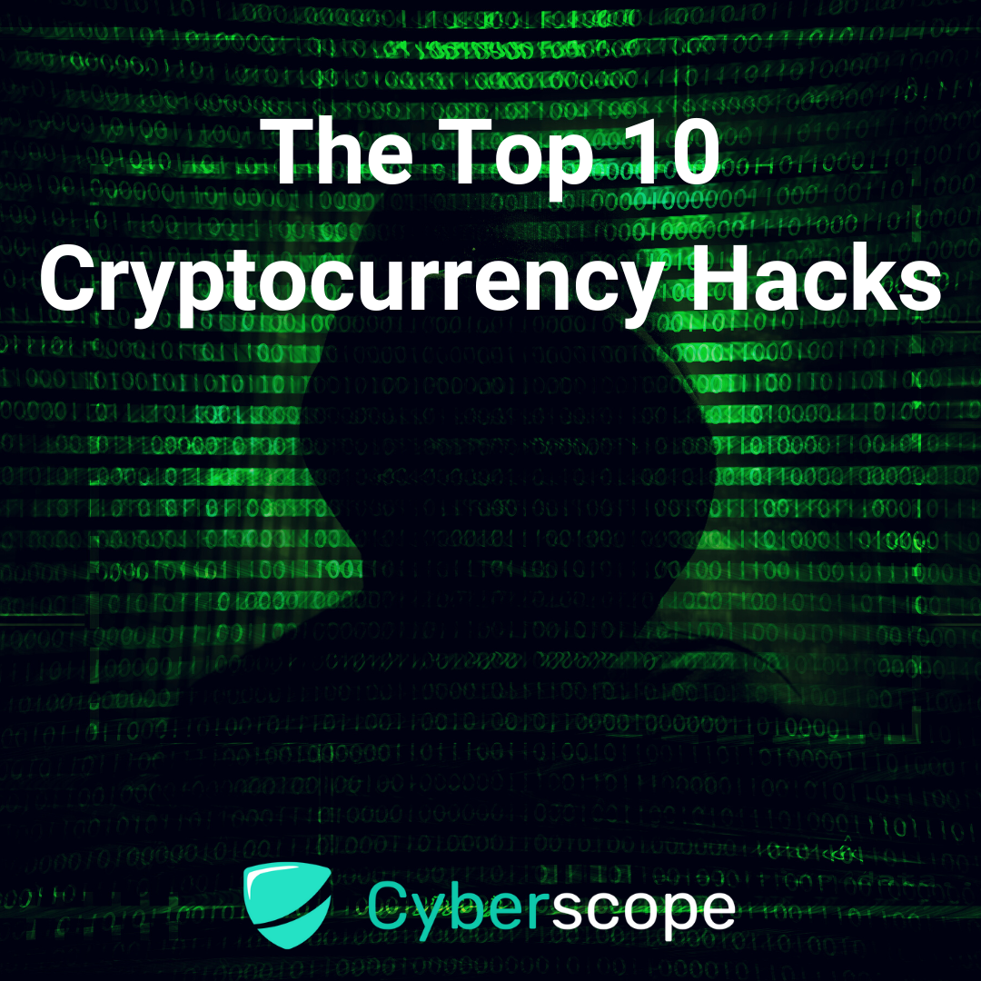 The Top 10 Cryptocurrency Hacks Of All Time | by Cyberscope, a TAC Security  Company | Coinmonks | Medium