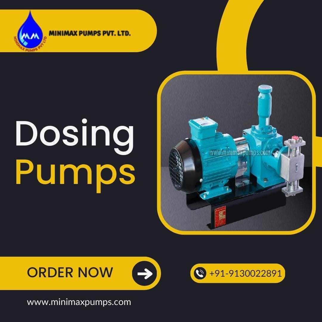 Precise Control The Importance of Dosing Pumps in Industrial Processes
