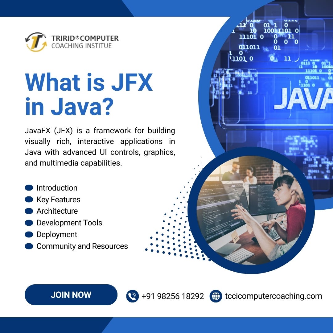 What is JFX in Java?. Java (JFX) Overview: | by TCCI Computer Coaching ...