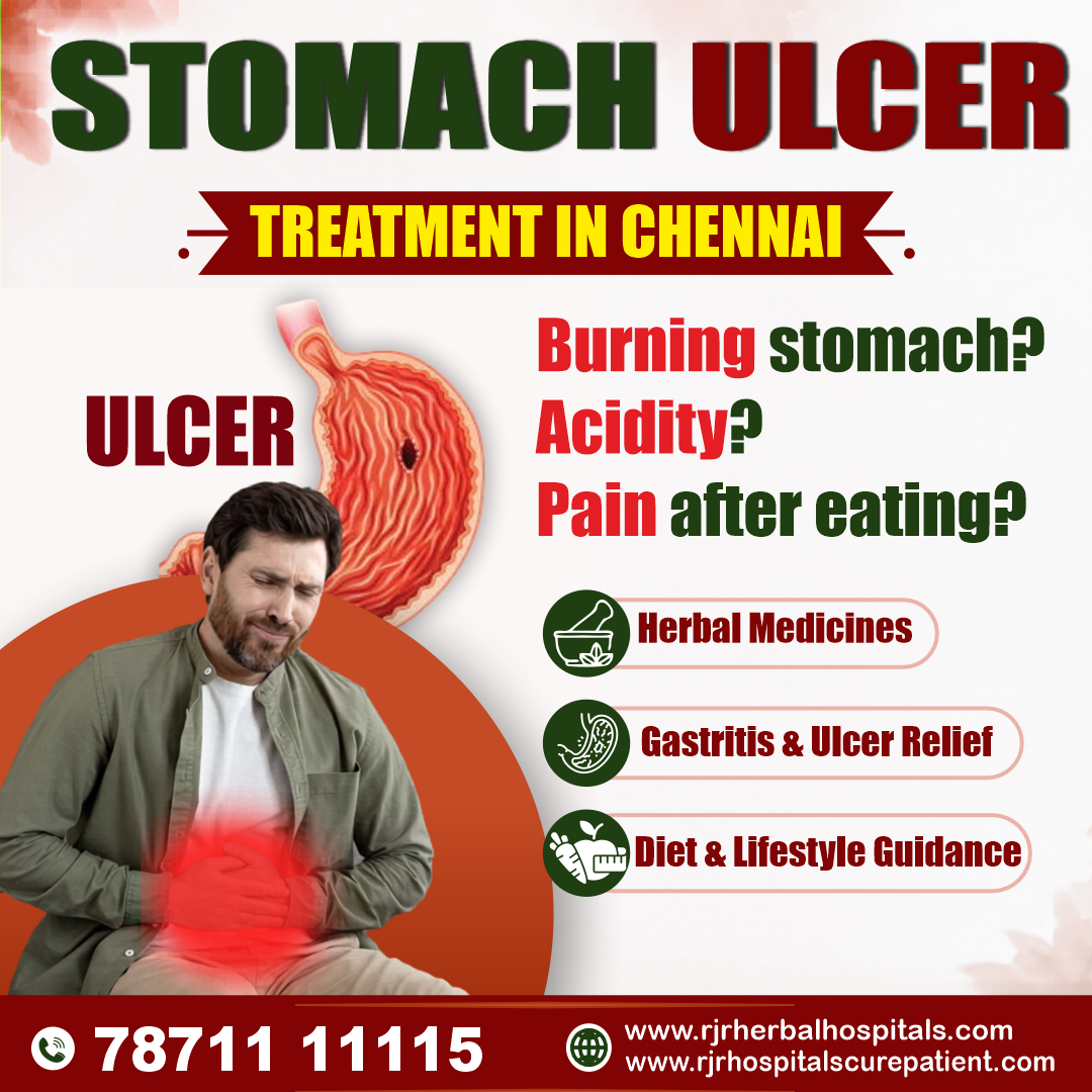 Stomach Ulcer Treatment in Chennai — Natural Siddha & Ayurveda Care