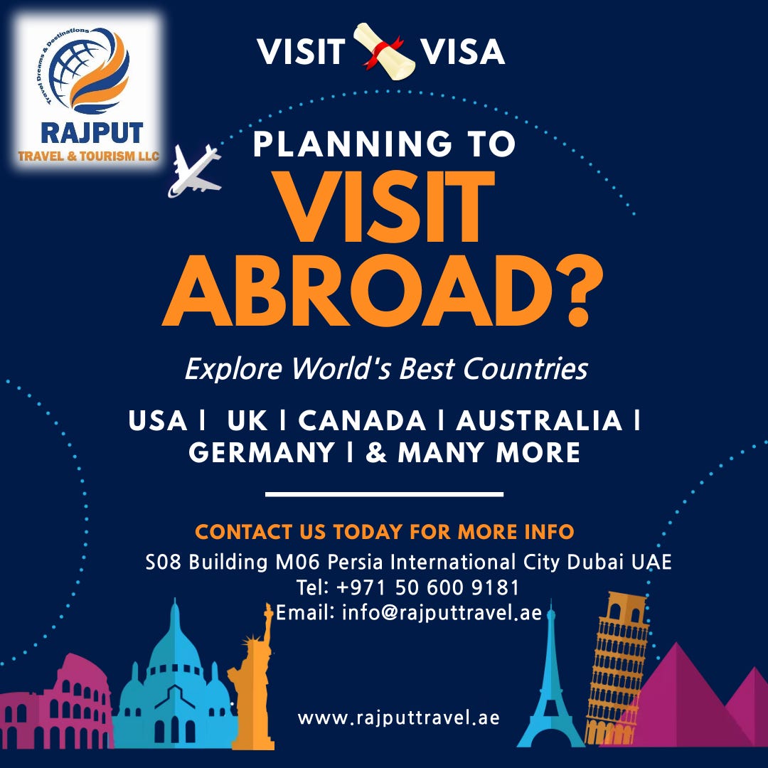 Best Travel Agency Dubai, UAE. 🌍 ️ 𝐄𝐱𝐜𝐢𝐭𝐢𝐧𝐠 𝐍𝐞𝐰𝐬 𝐟𝐫𝐨𝐦… by Rajput
