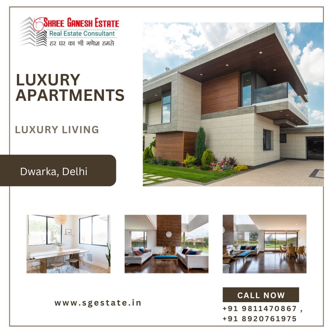 Luxury Living at its Finest Shree Ganesh Estate in Dwarka, Delhi by