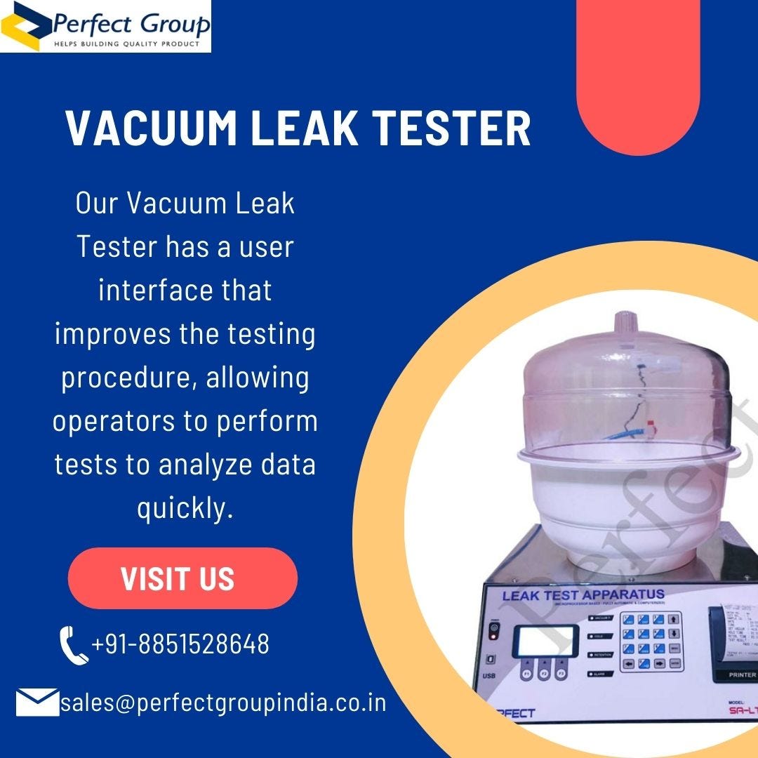 Vacuum leak tester Perfect Group India itnseo62 Medium