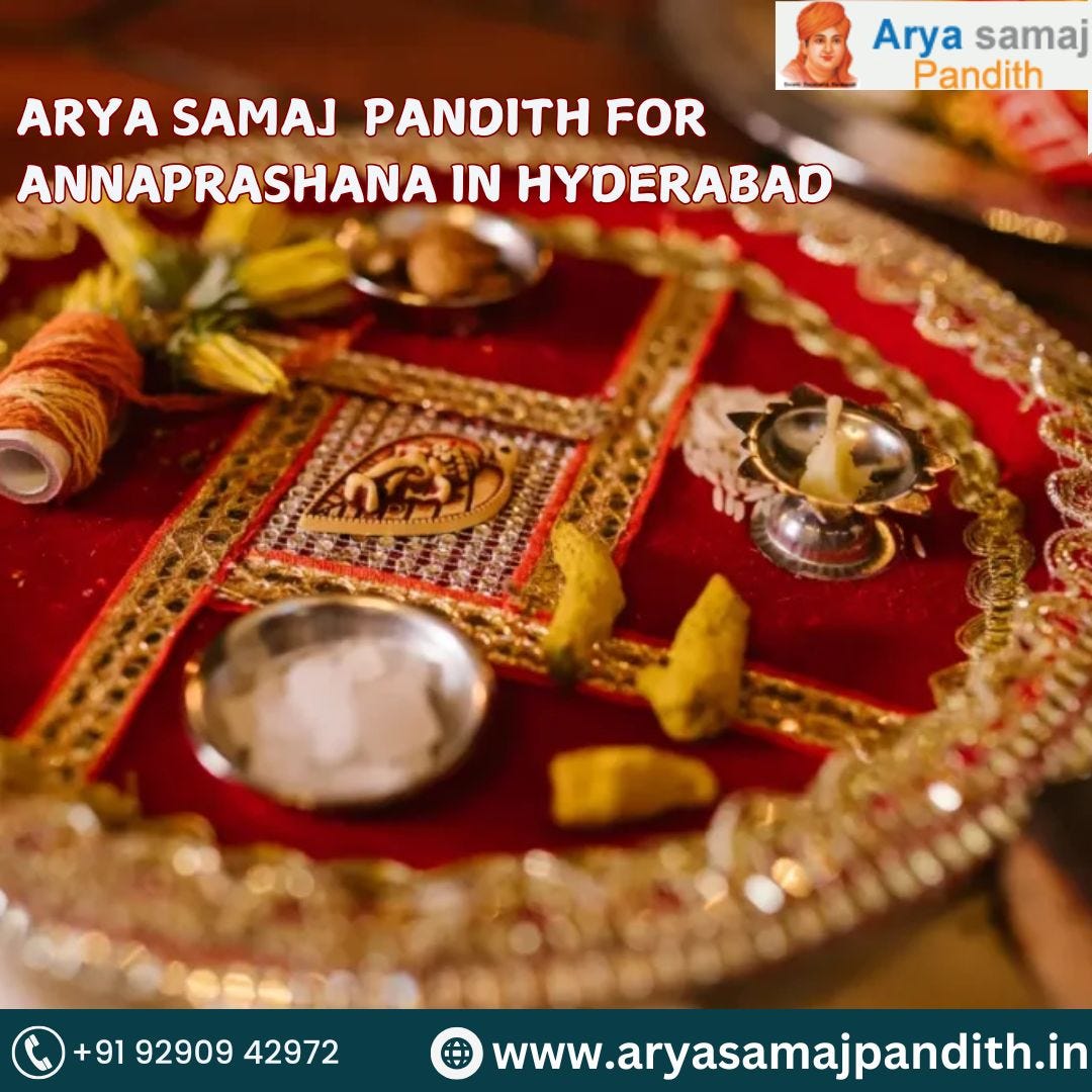 Arya Samaj Pandith for Annaprashana in Hyderabad