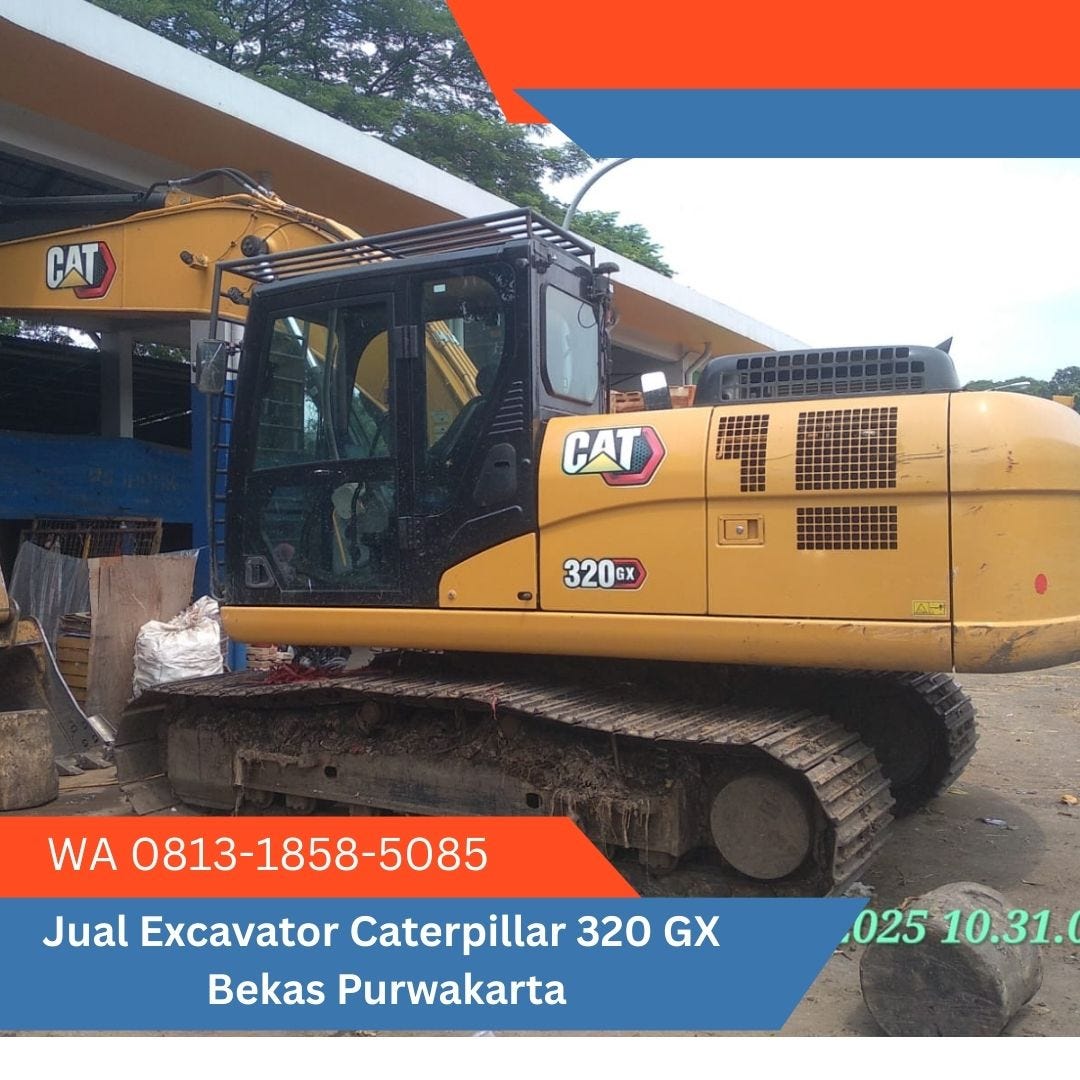 SEPERTI BARU, WA 0813–1858–5085, Jual Excavator Caterpillar 320 GX Bekas Purwakarta