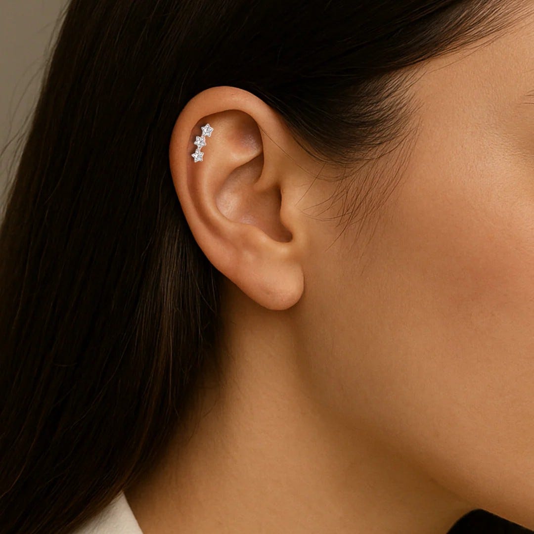 Style with Personalized Diamond & Gold Earrings in Dubai