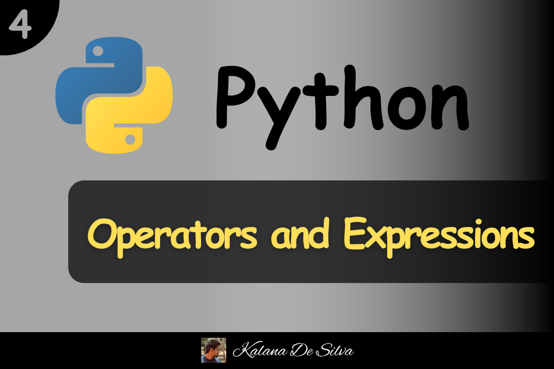 Python for Beginners (Operators and Expressions in Python) | by Kalana ...