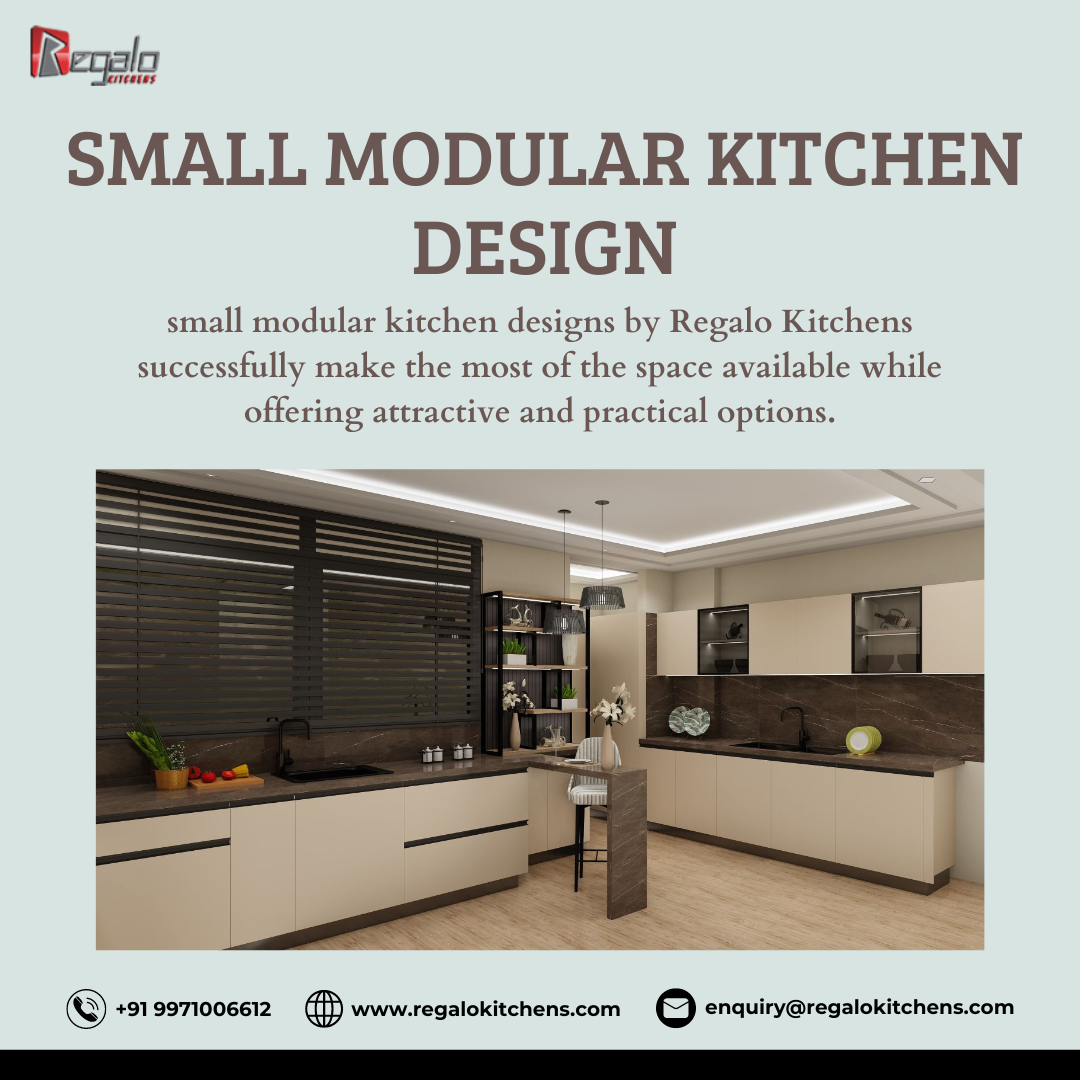 nSmall Modular Kitchen Design - Regalo Kitchens - Medium