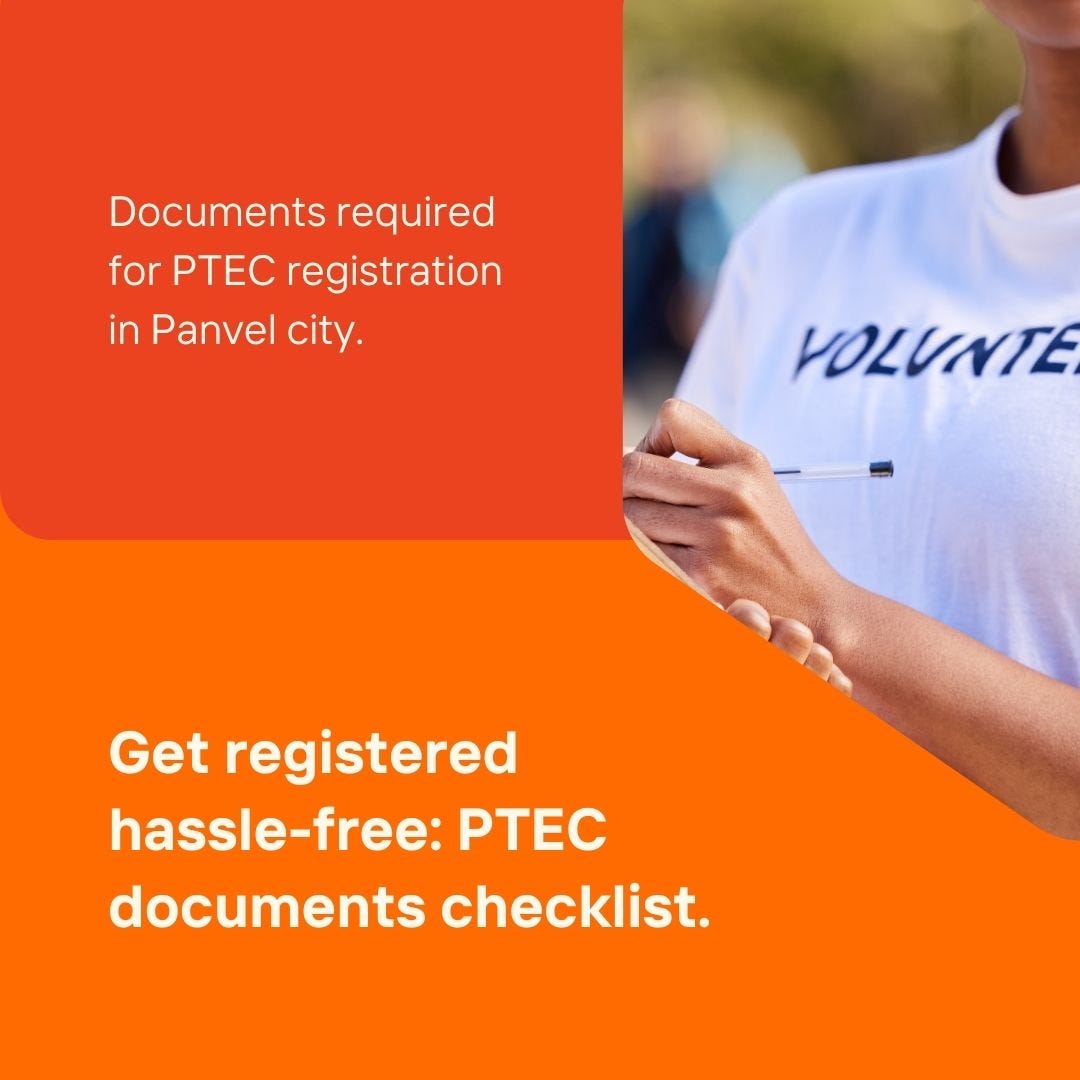 Documents Required For PTEC Registration In Panvel City By RegiSafe documents-required-for-ptec-registration-in-panvel-city-by-regisafe