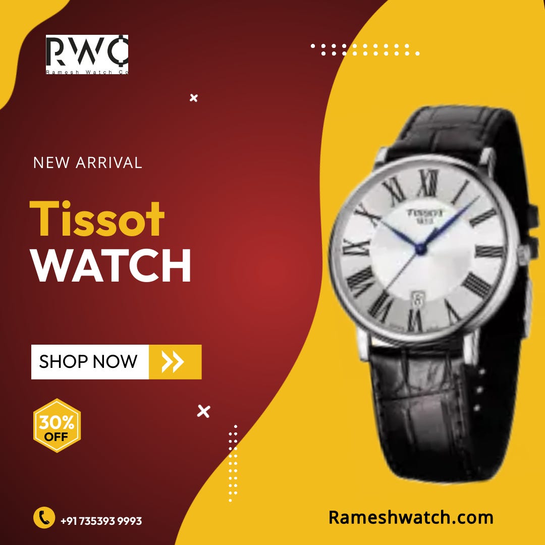 Discover Elegance with Tissot Carson Premium Watches | Ramesh Watch Co ...