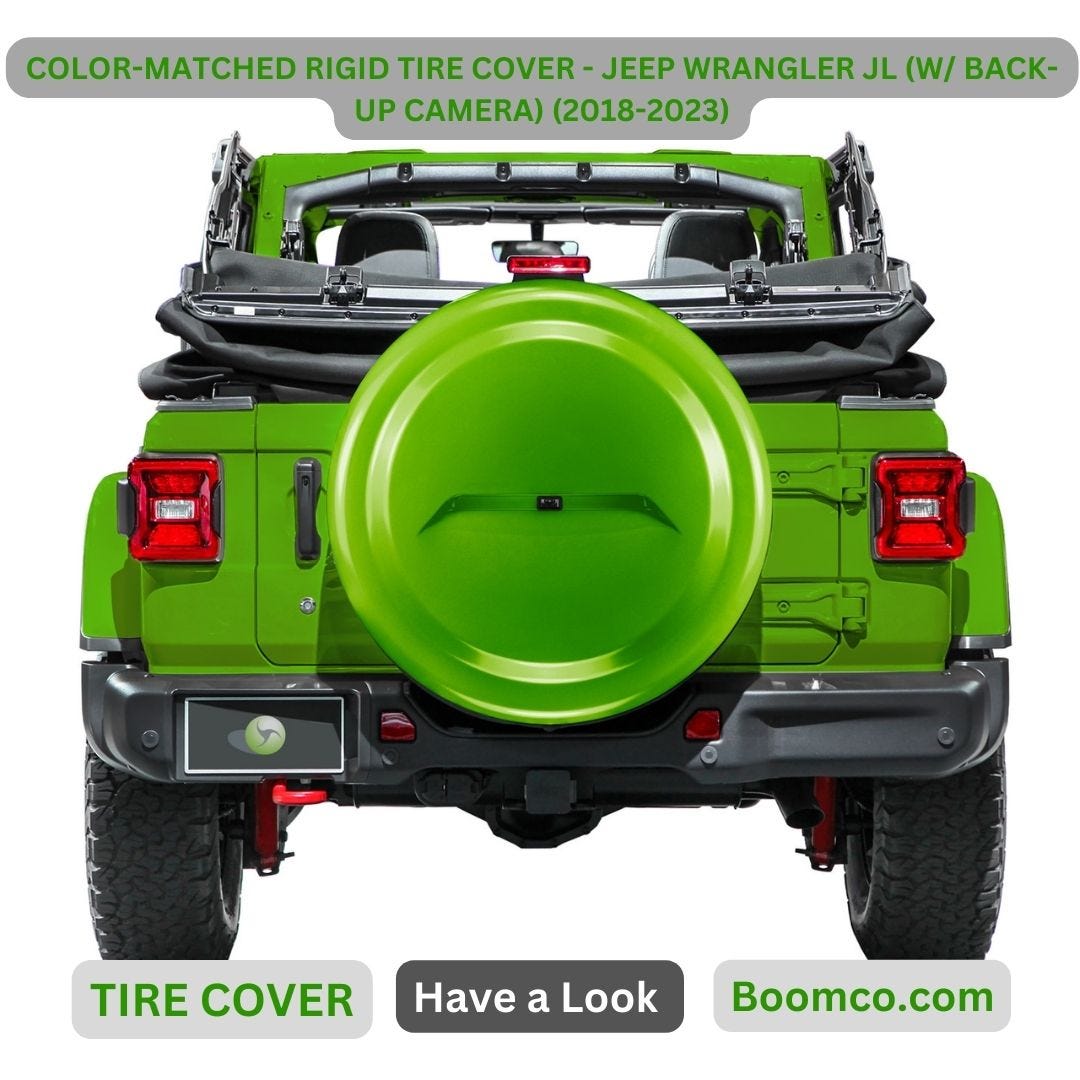 Shop ColorMatched Rigid Tire Cover for Jeep Wrangler JLJLU 2018