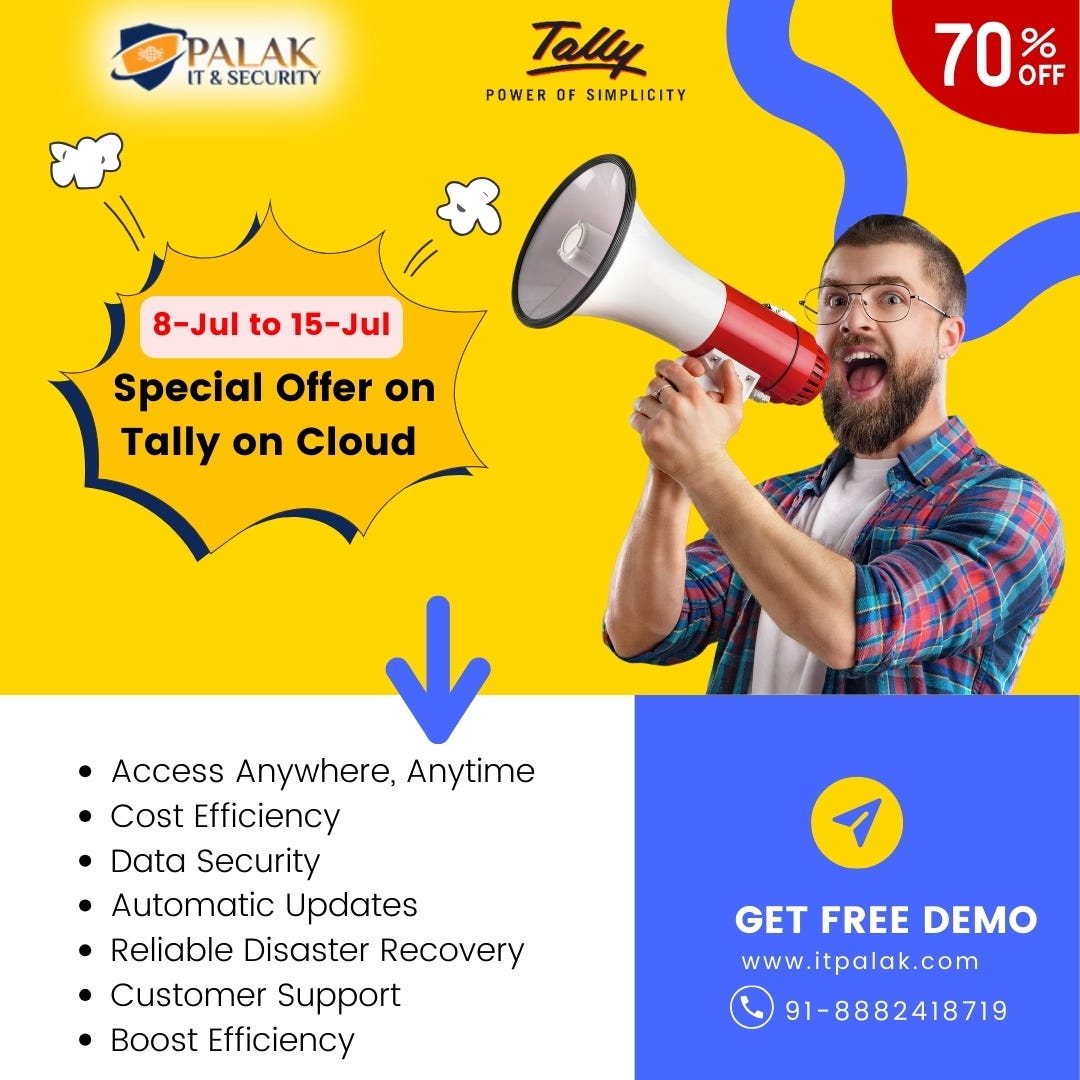 Tally on Cloud provider in Noida.