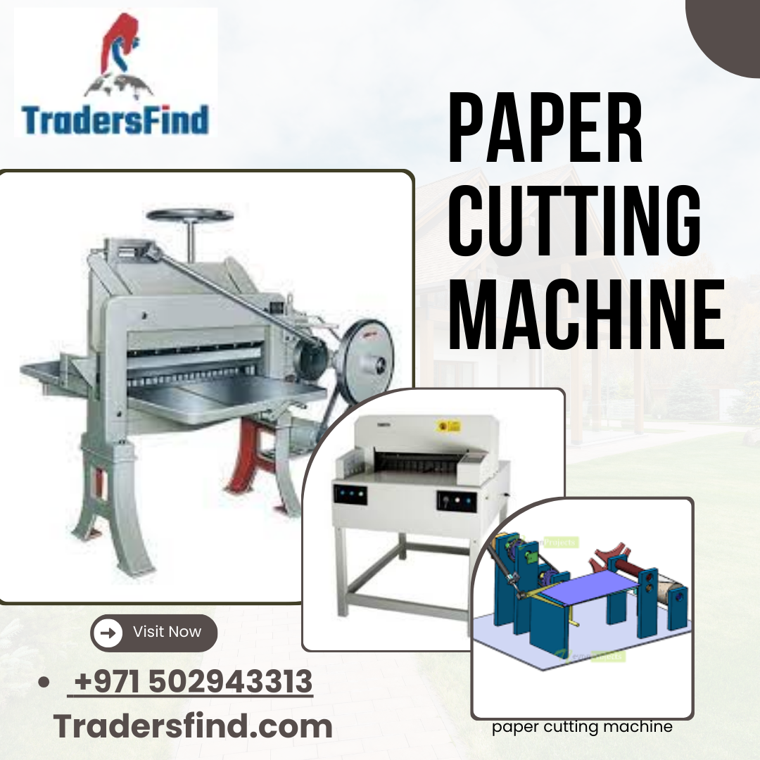 Find a wide range of best Paper Cutting Machine in UAE. Whether you