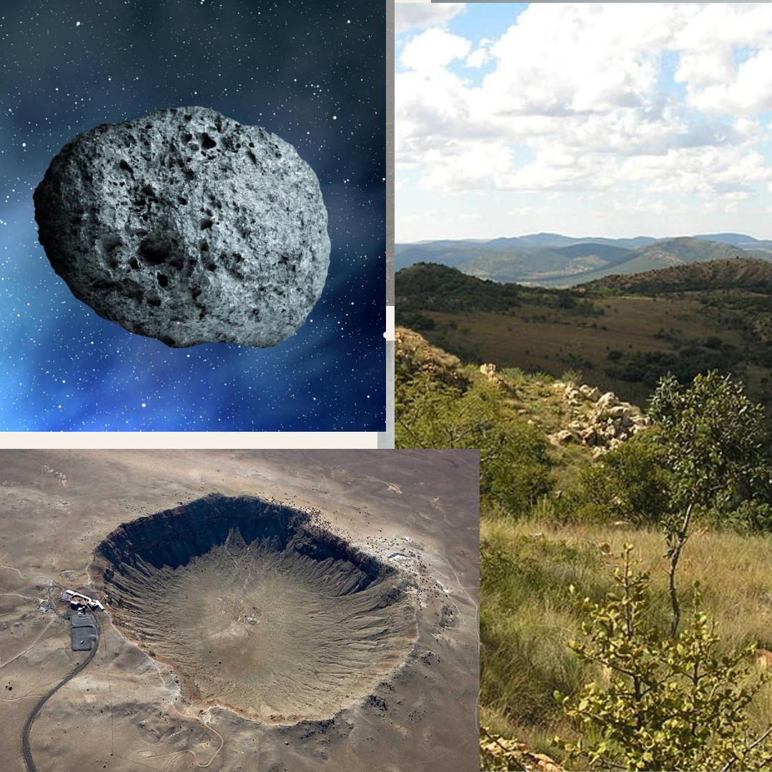 Vredefort The first largest asteroid impact created the 118,061mile