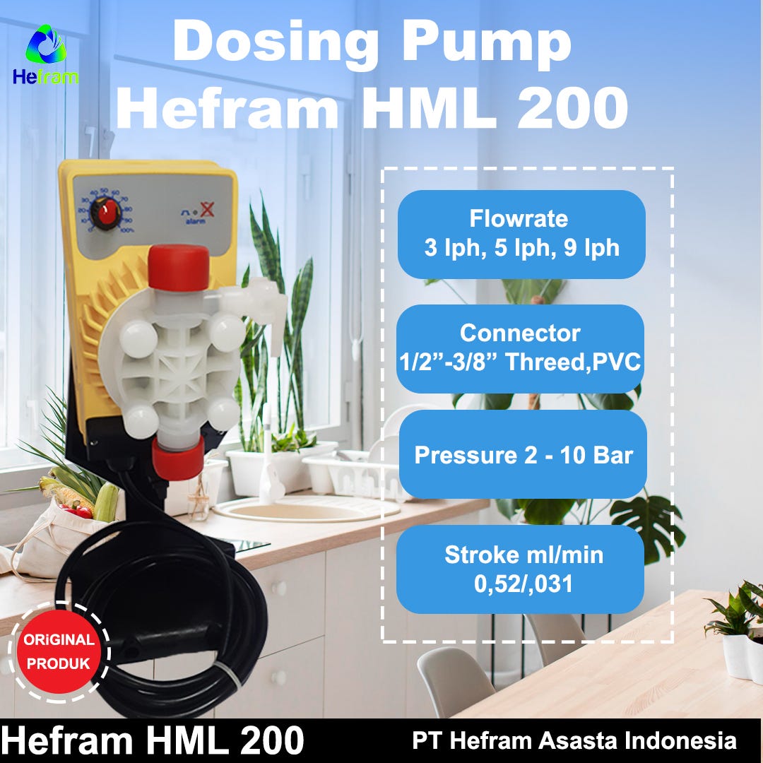 dosing pump how it works — Hefram HML 200 Ikhsanhefram Medium