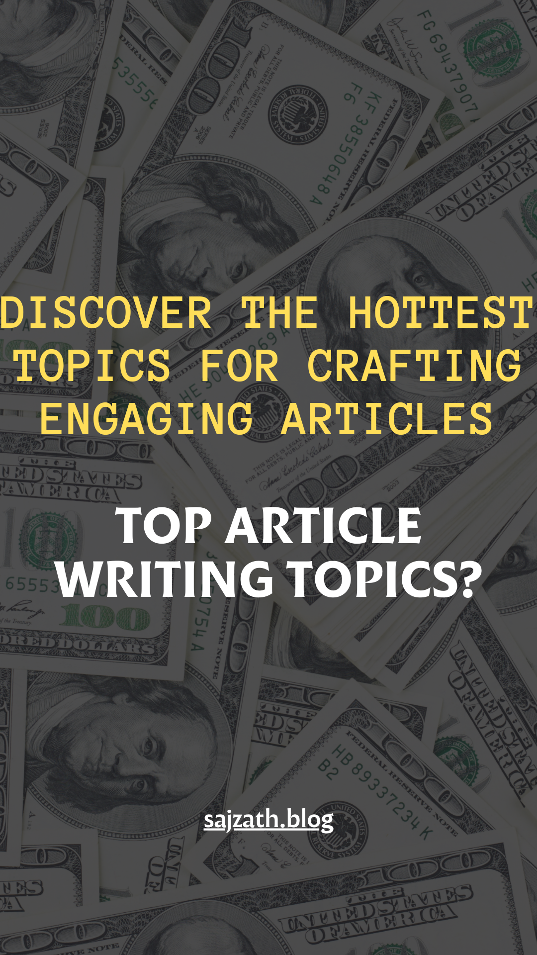 Top Article Writing Topics?. Unlock Your Creativity: Unveiling the ...
