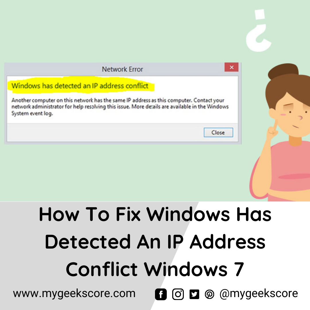 How to Fix Windows has detected an IP address conflict windows 7 by