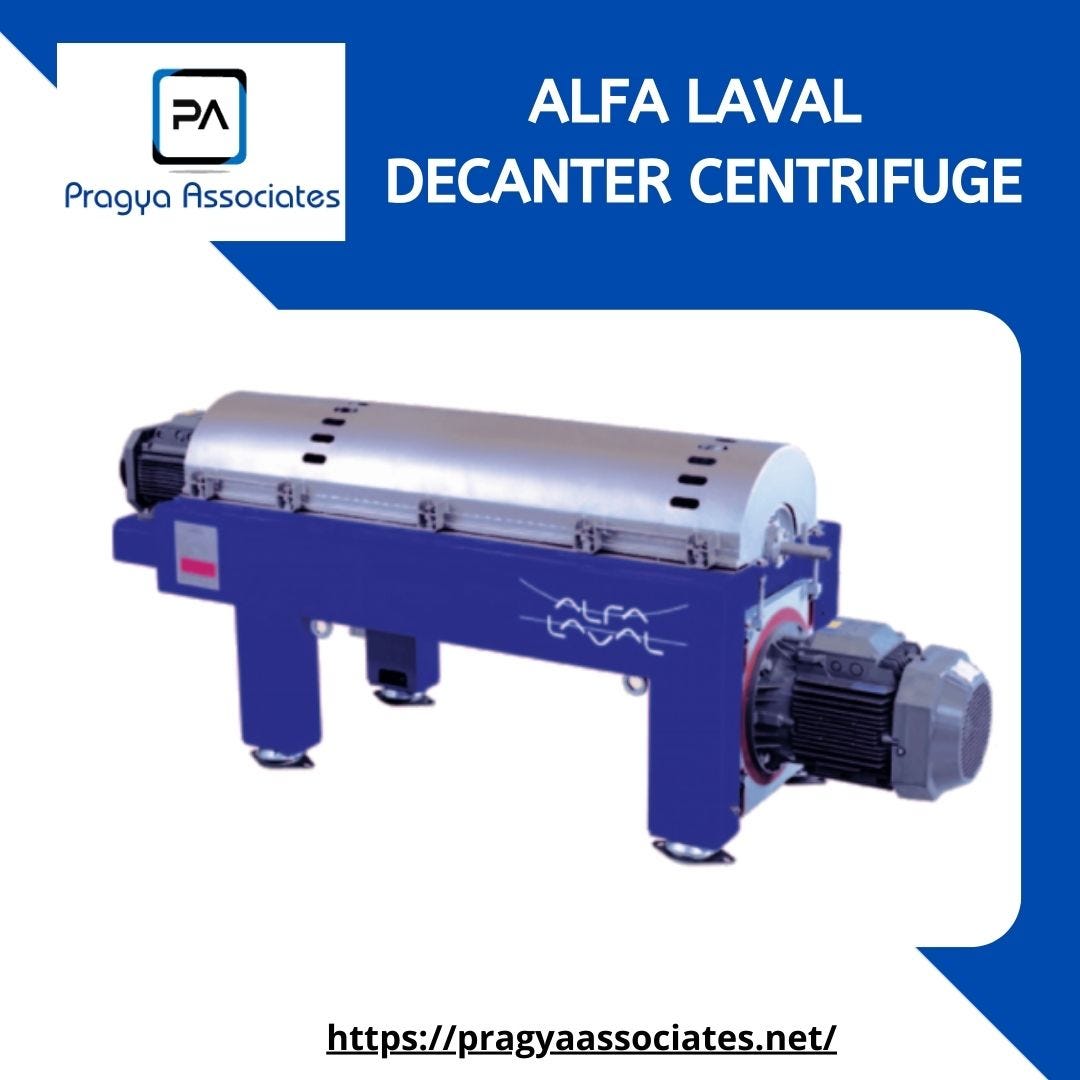 Alfa Laval Decanter Centrifuge Pragya Associates Medium