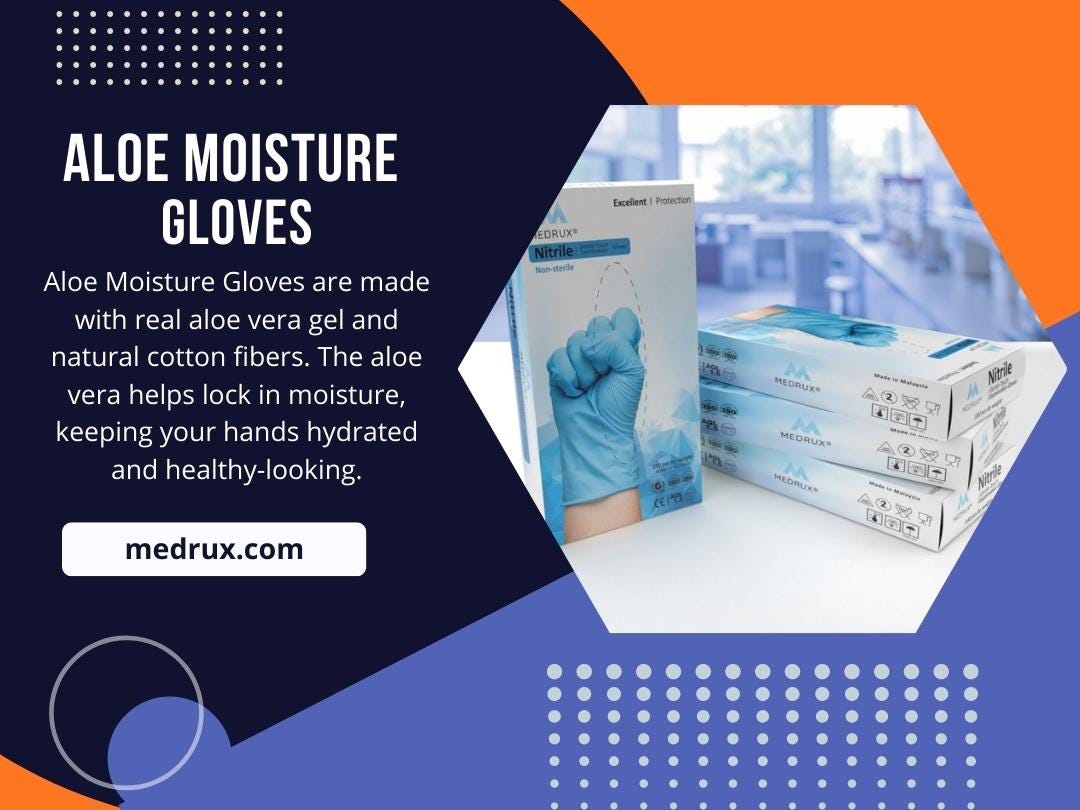 Aloe Moisture Gloves Medrux Medium