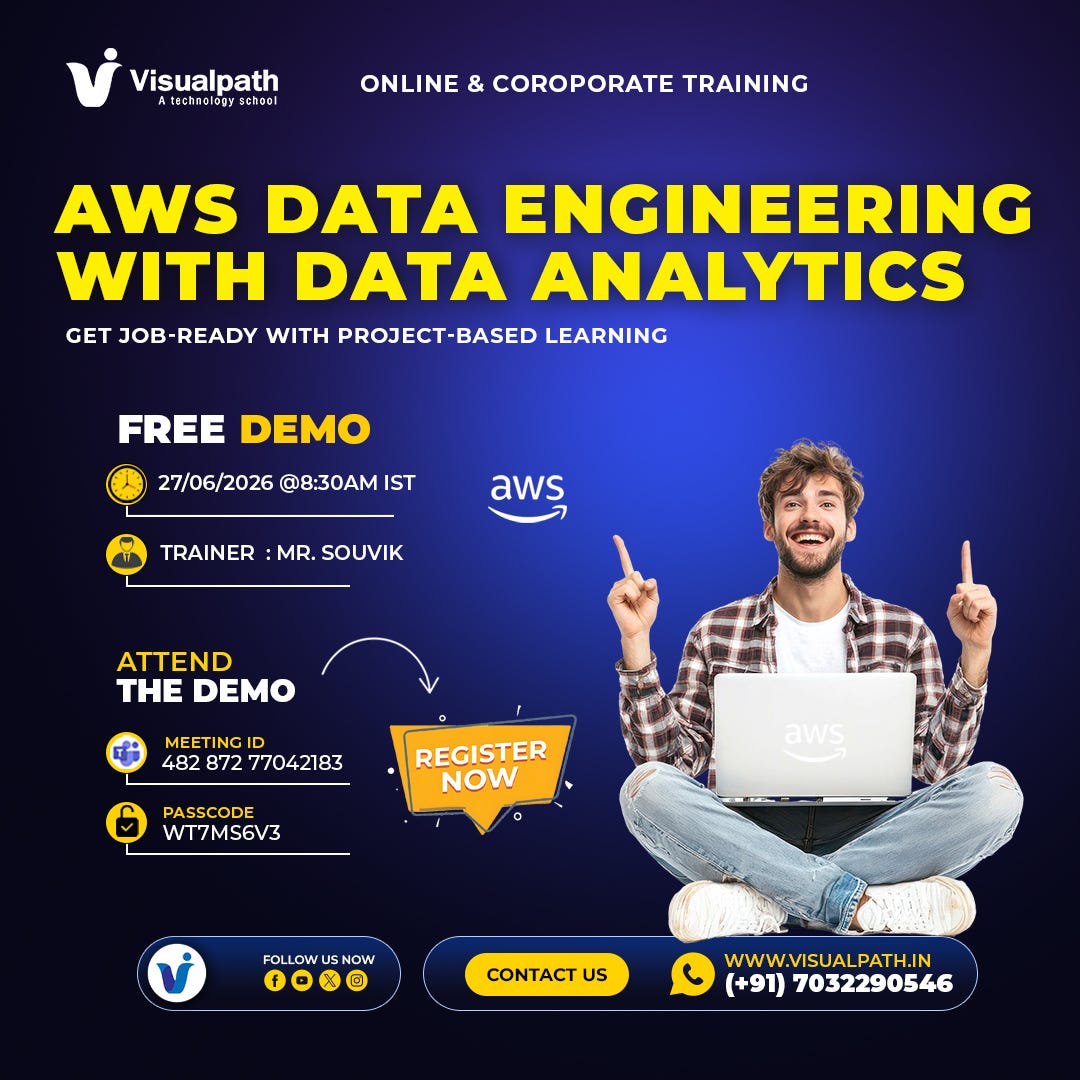 FREE Live Demo: Master AWS Data Engineering Online Training