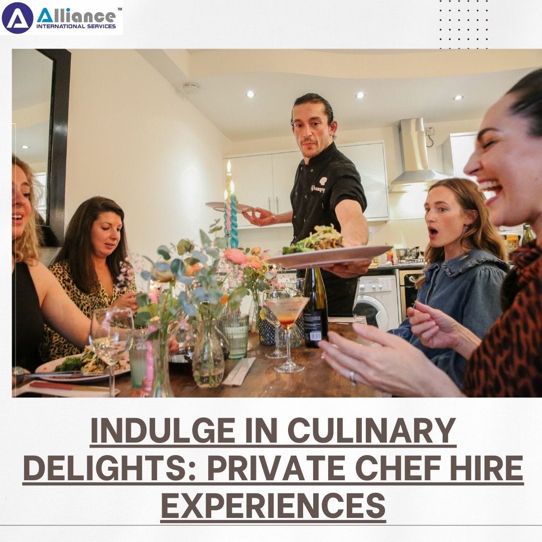 Indulge In Culinary Delights Private Chef Hire Experiences By Alliance Recruitment Agency 7593