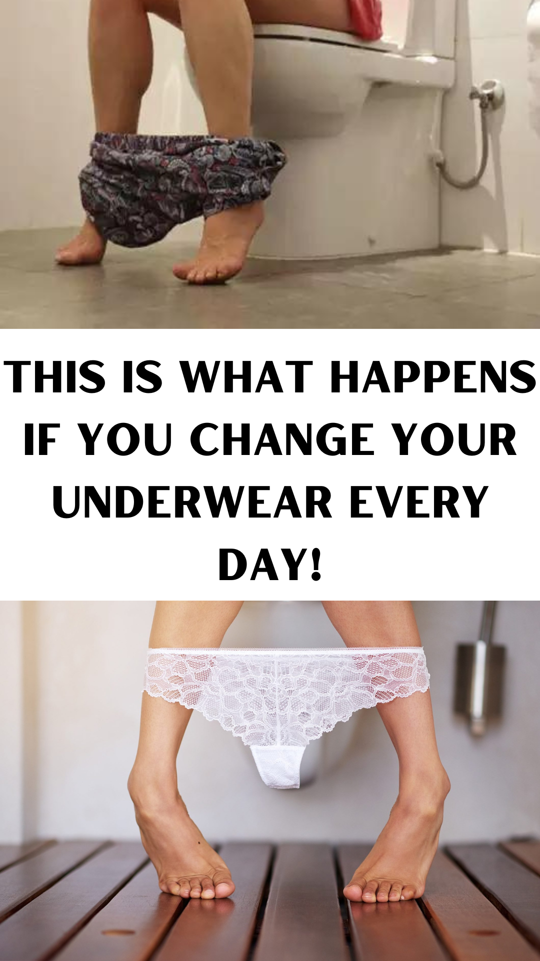 THIS IS WHAT HAPPENS IF YOU CHANGE YOUR UNDERWEAR EVERY DAY! Olivia
