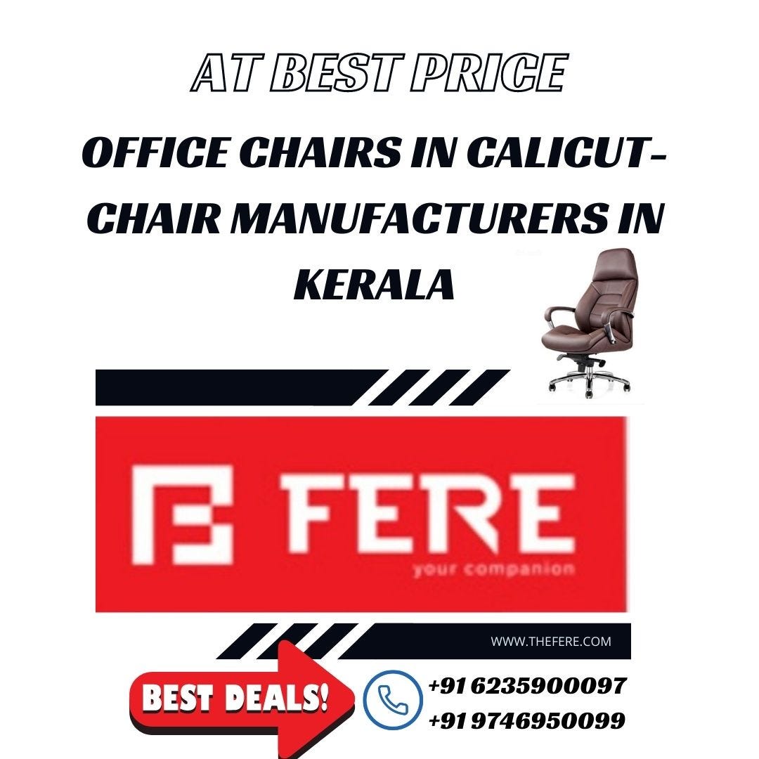 Trends About Office Chairs In CalicutChair Manufacturers
