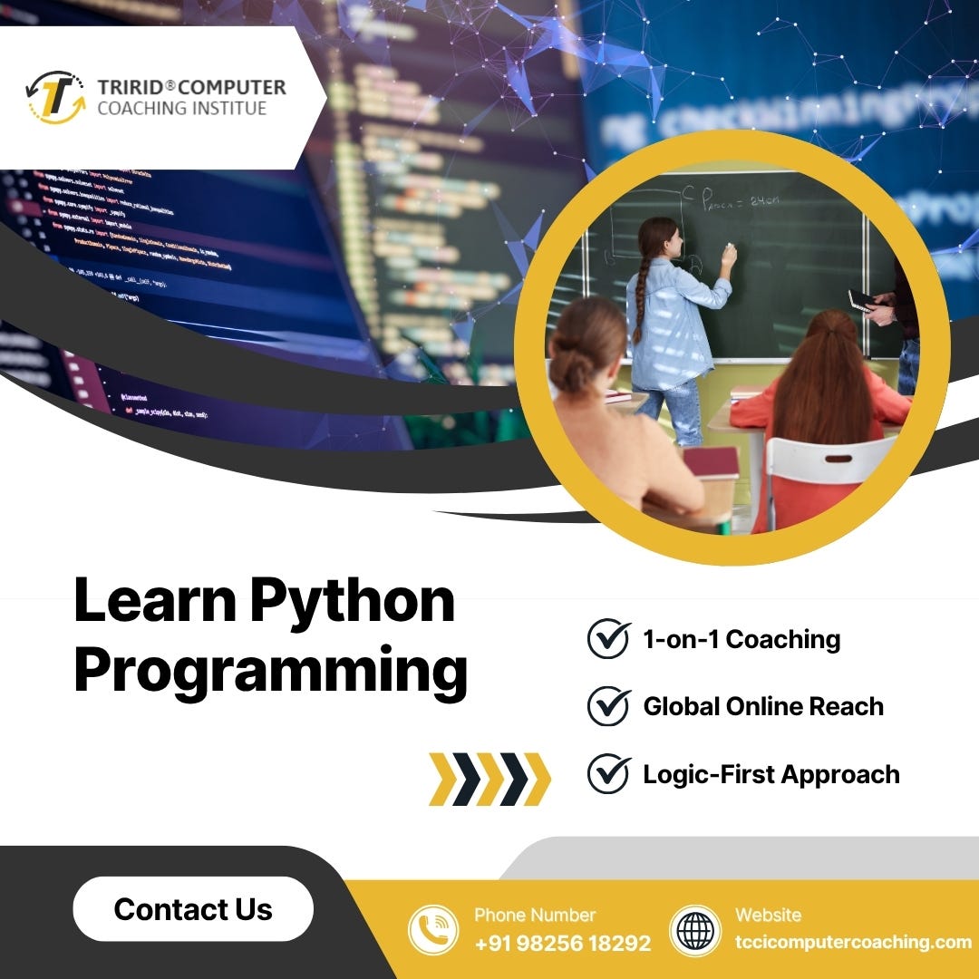 Learn Python Programming: TCCI South Bopal Ahmedabad Center