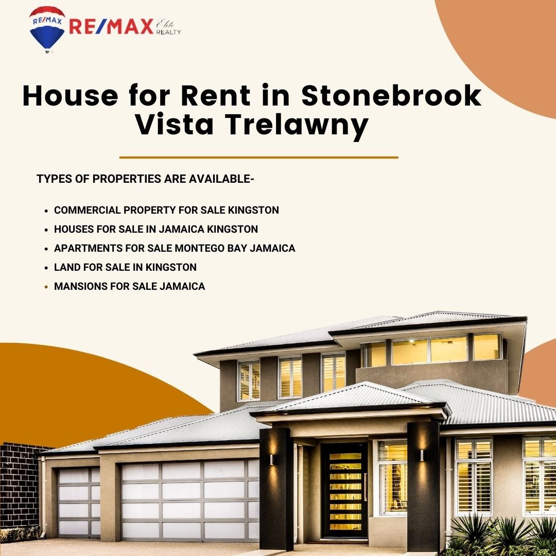 House for Rent in Stonebrook Vista, Trelawny Remax Elite Realty Medium
