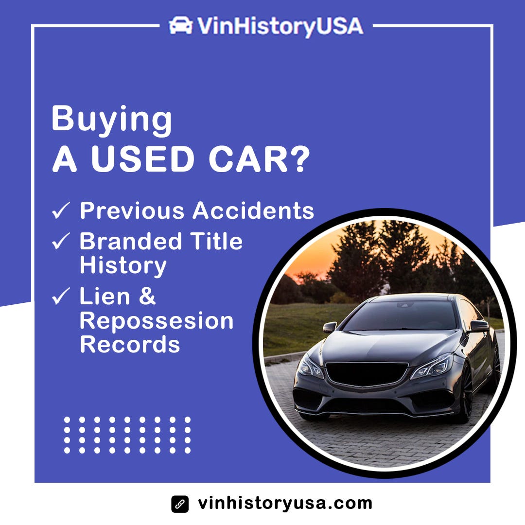 car accident history report in the USA vinhistoryusa Medium