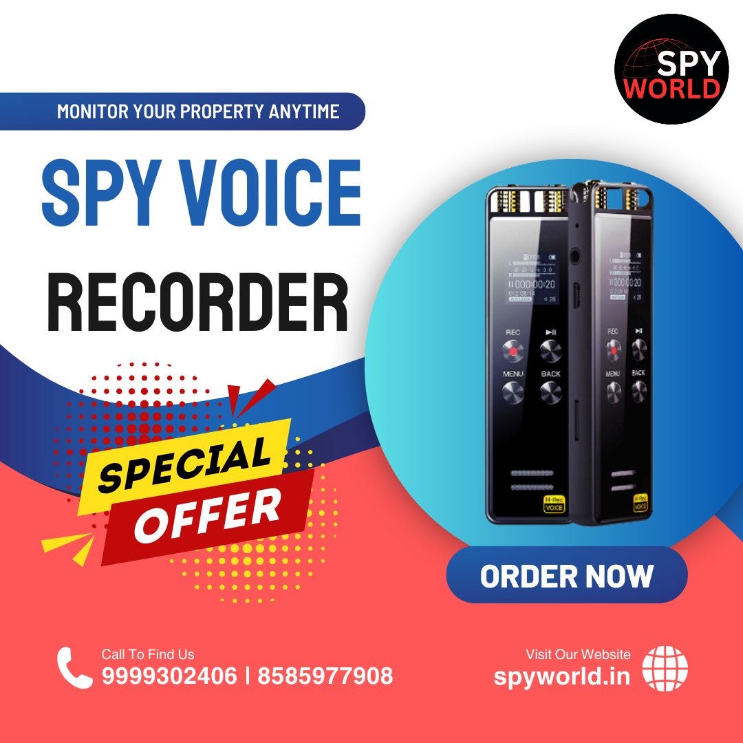 Spy Voice Recorders in Andhra Pradesh — Smart Audio Solutions by SpyWorld