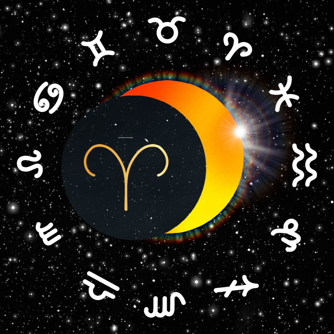 Here’s Your Solar Eclipse In Aries Horoscope For Your Zodiac Placement