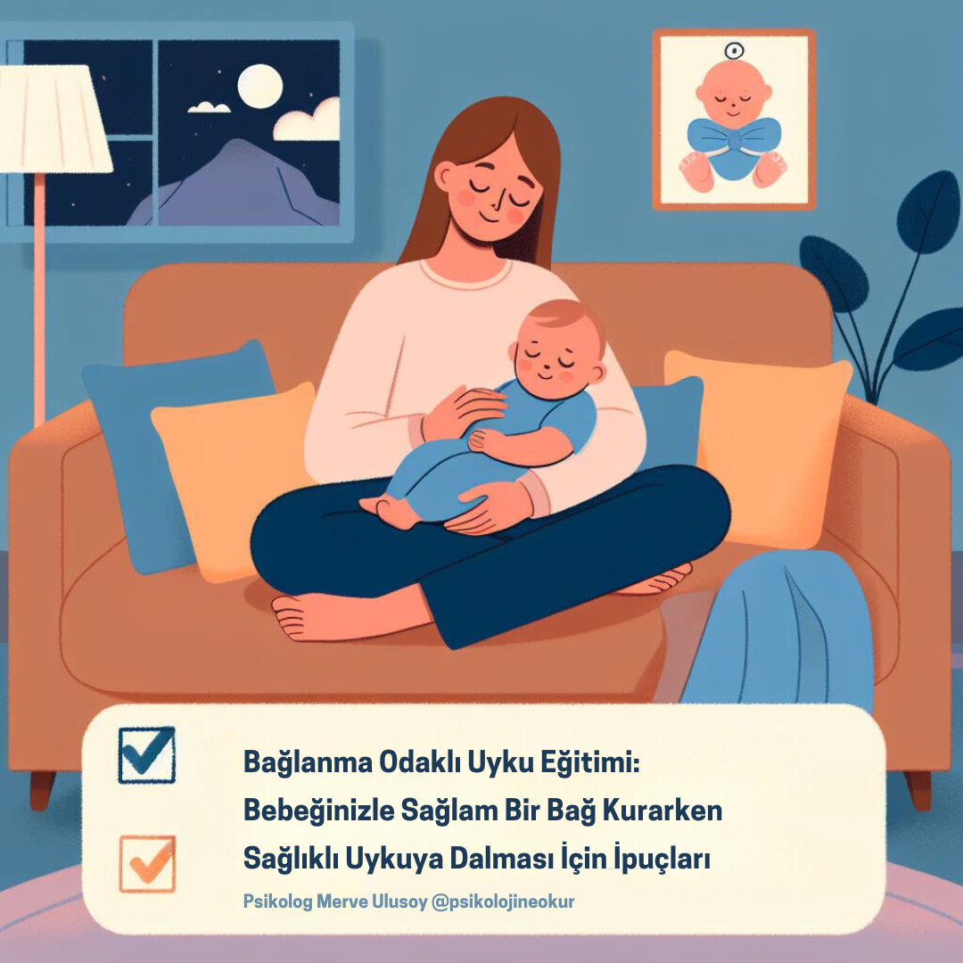Bağlanma Odaklı Uyku Eğitimi: Bebeğinizle Sağlam Bir Bağ Kurarken Sağlıklı Uykuya Dalması İçin…