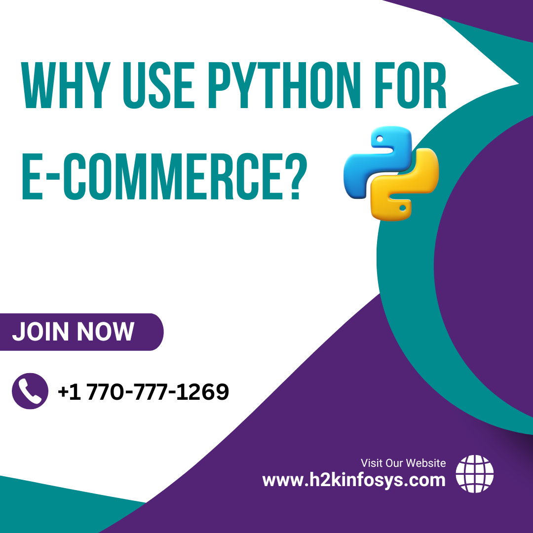 Why Use Python for E-Commerce?. Python is currently a popular choice in ...