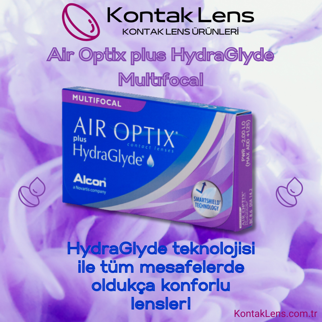 Air Optix plus HydraGlyde Multifocal - Kontak Lens - Medium