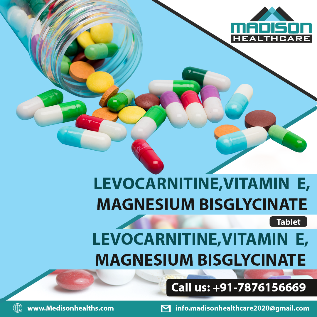 Levocarnitine,Vitamin E, Magnesium Bisglycinate Tablet Madison