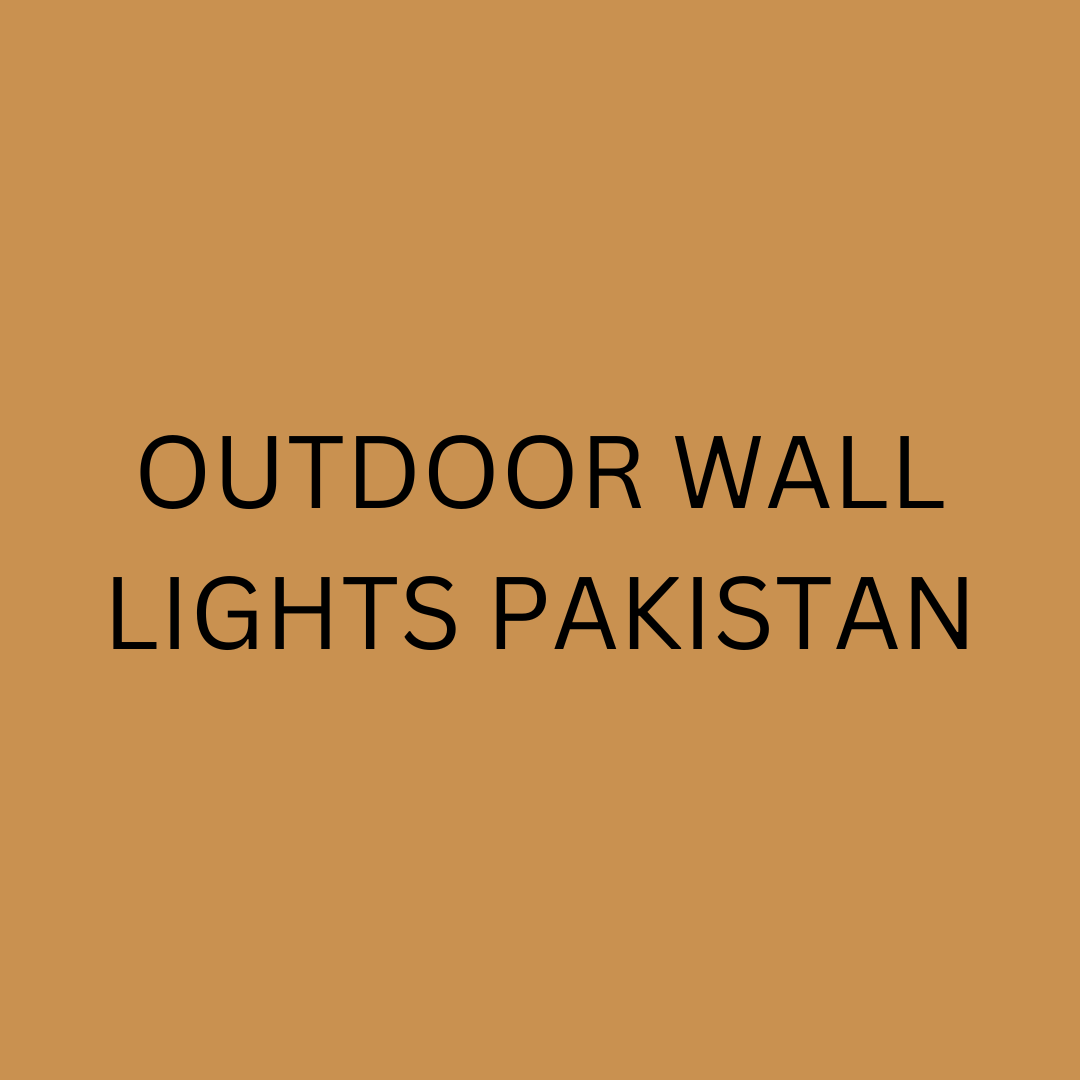 Outdoor wall lights pakistan. If you’re looking for a way to enhance