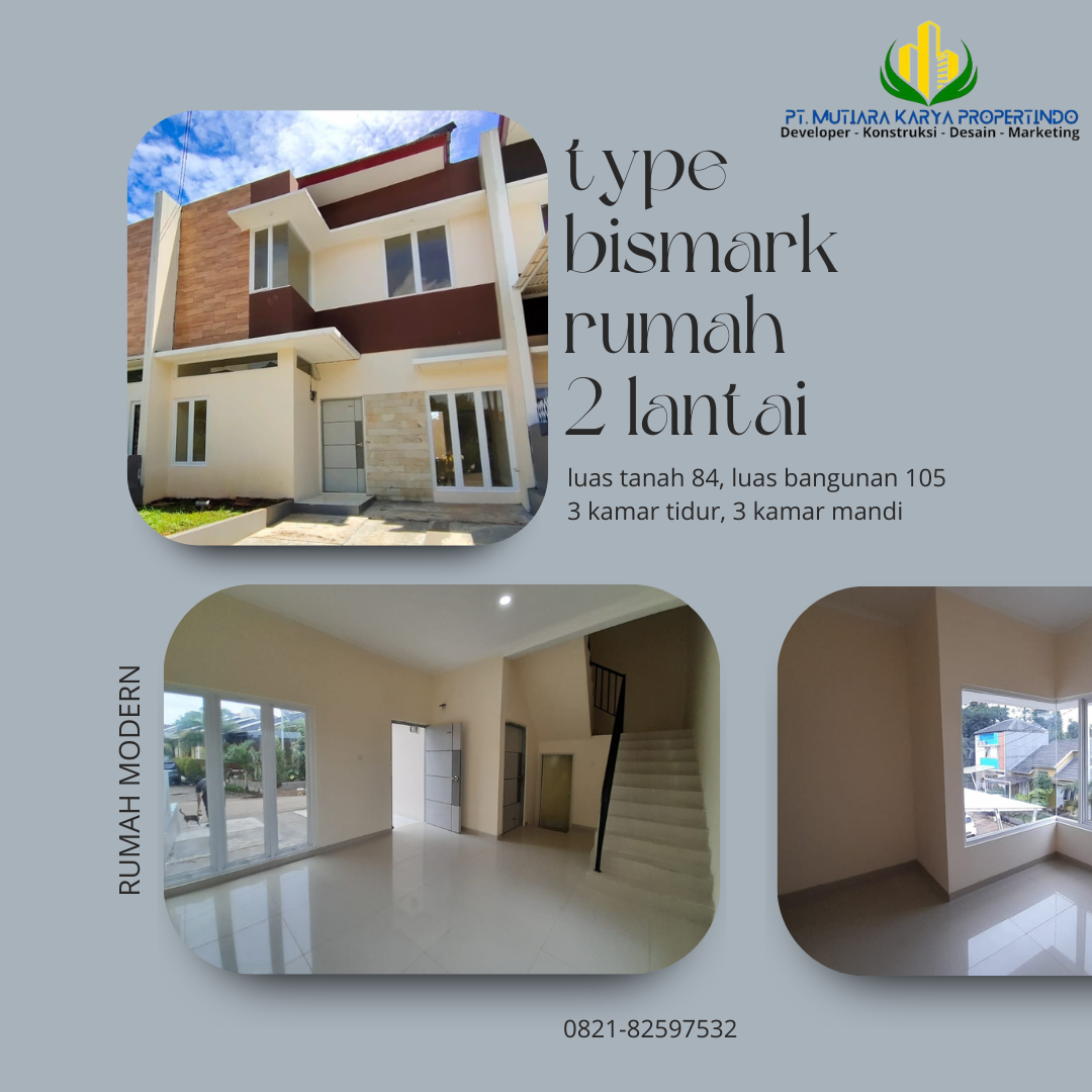 RUMAH MODERN MURAH!! Call 0821–2213–6599, Rumah Gaya Modern PT. Mutiara