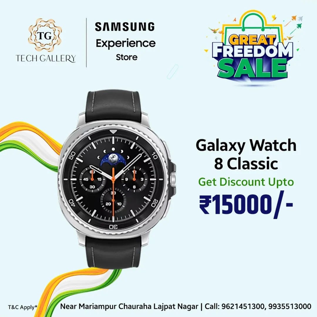 ⌚ Great Freedom Sale — Galaxy Watch 8 Classic ⌚