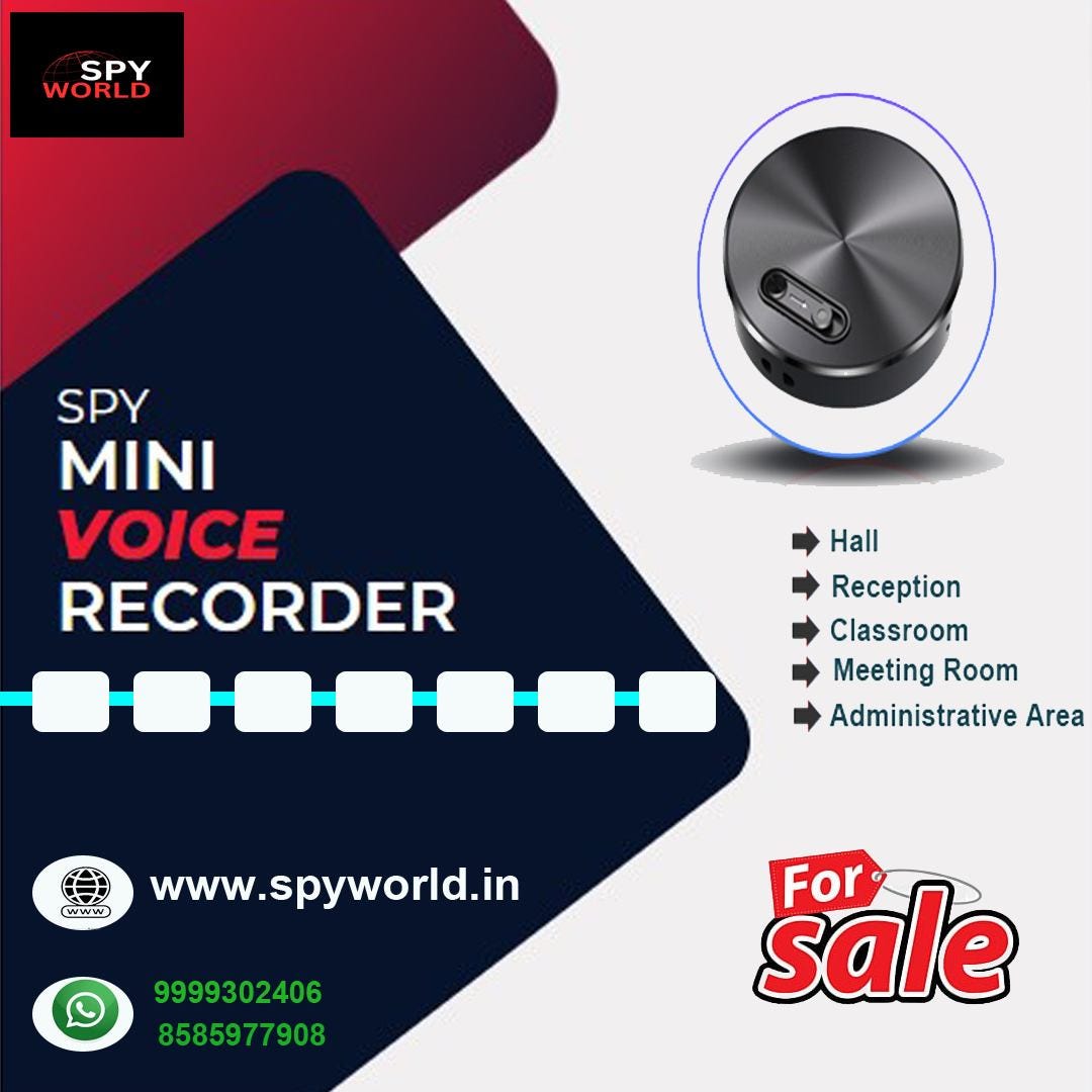 Secret Voice Recorder in Karnataka by SpyWorld