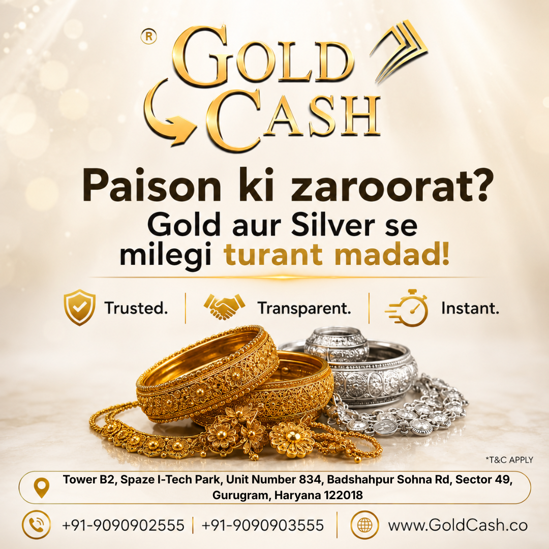 Sell your Silver at gold cash limited in gurugram
