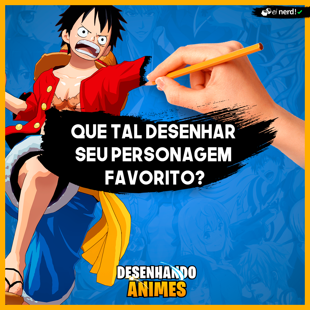 COMO DESENHAR FÁCIL LUFFY - ONE PIECE - PASSO A PASSO