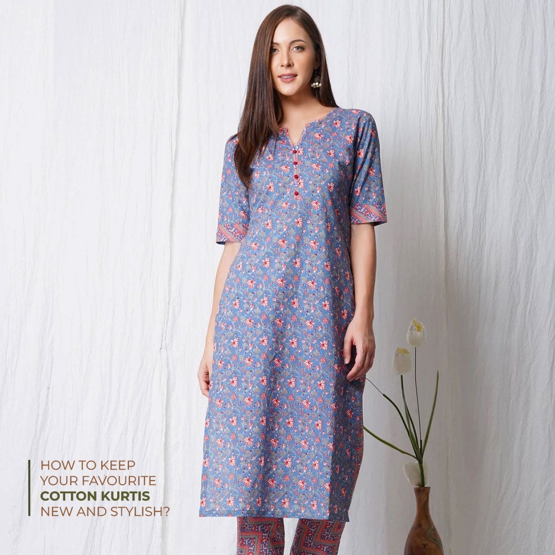  Women Pure Cotton Short Kurti Fashion Tip Try Wearing With A  Pair Of