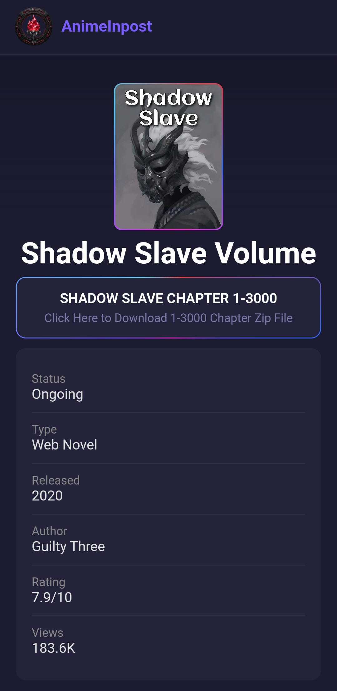 Shadow Slave Volume’s