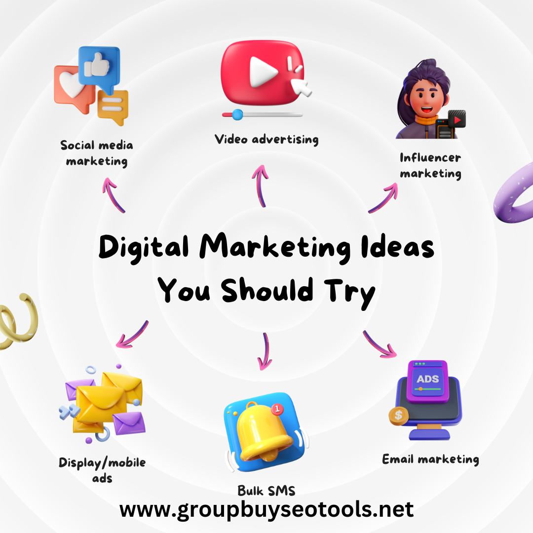 Digital Marketing Ideas You Should Try by Group Buy Seo Tools Medium