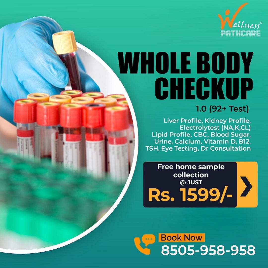 Whole Body Checkup in Delhi Wellness Pathcare Medium