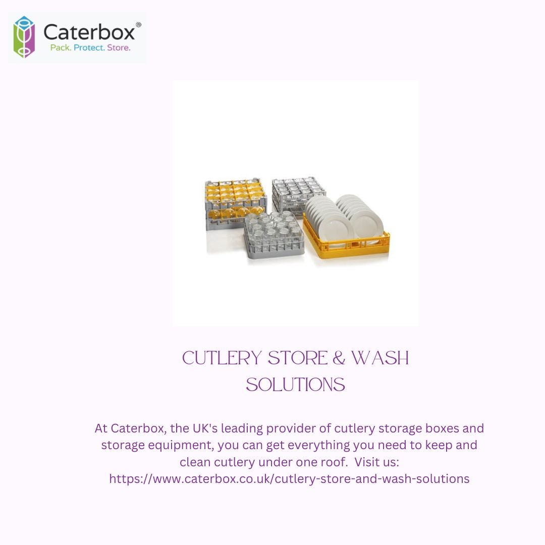 Buy Cup Storage Boxes Online in UK - Caterbox