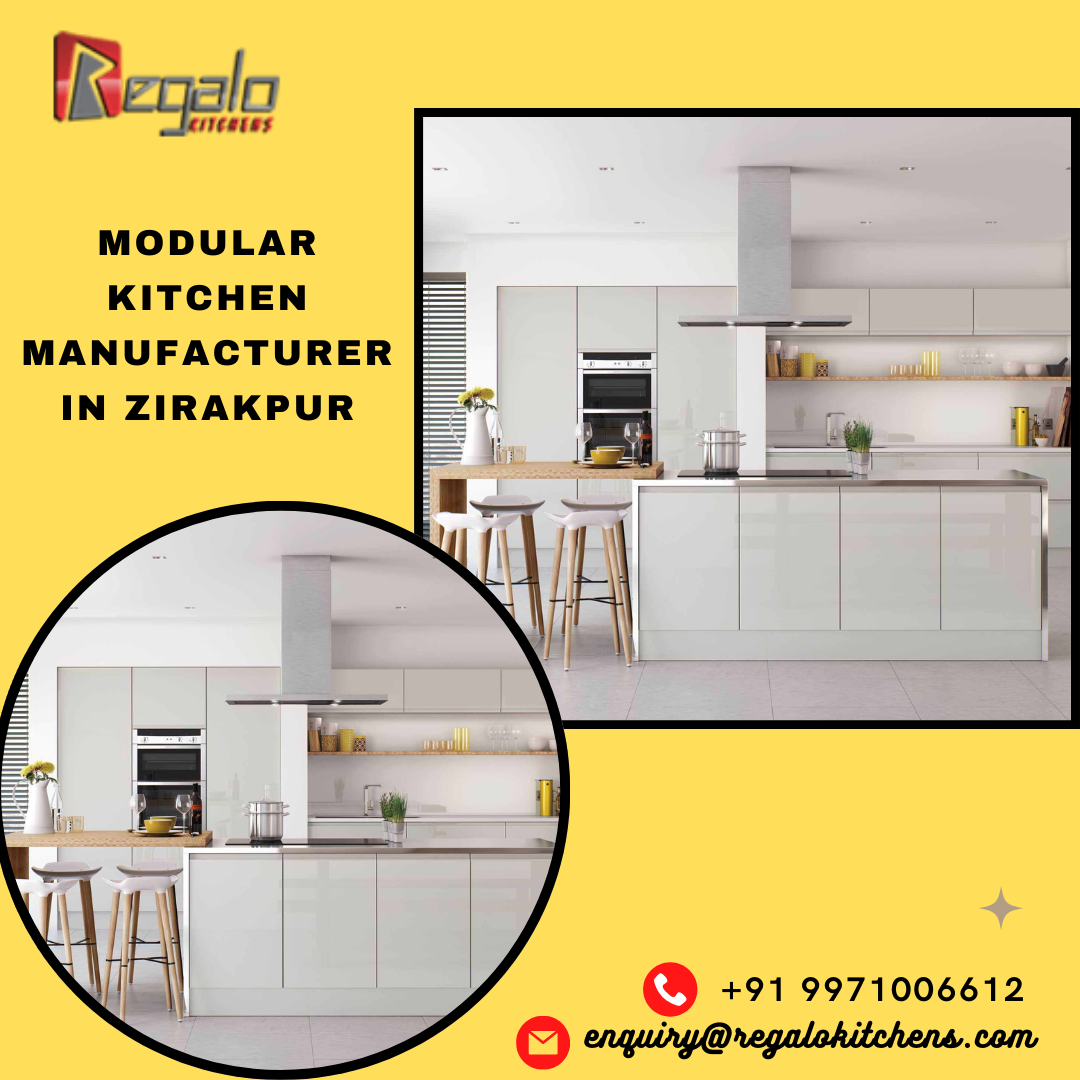 Modular Kitchen Manufacturer In Zirakpur - Regalokitchens2915 - Medium