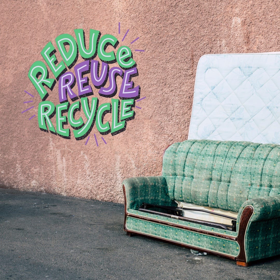 How to Recycle Your Old Sofa. If you have an old sofa that you no… by